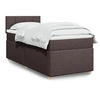 Image de Boxspring met matras stof donkerbruin 100x200 cm3286594
