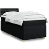 Image de Boxspring met matras stof zwart 100x200 cm3286600