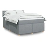 Image de Boxspring met matras stof lichtgrijs 140x190 cm3286682