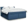 Image de Boxspring met matras stof blauw 180x200 cm3286758