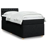 Image de Sommier à lattes de lit avec matelas noir simple tissu, lit, lit à plate-forme, lit à panneaux, meuble de chambre à 3286861