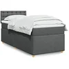 Image de Boxspring met matras stof donkergrijs Single3286862