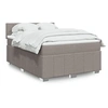 Image de Boxspring met matras stof taupe 140x190 cm3287067