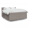 Image de Boxspring met matras stof taupe 180x200 cm3287165