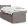 Image de Boxspring met matras stof taupe 90x190 cm3287308