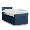 Image de Boxspring met matras stof blauw 90x190 cm3287331