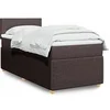 Image de Boxspring met matras stof donkerbruin 90x200 cm3287335