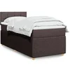 Image de Boxspring met matras stof donkerbruin 90x200 cm3287342
