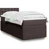 Image de Boxspring met matras stof donkerbruin 90x200 cm3287356