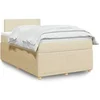 Image de Boxspring met matras stof cràmekleurig 120x200 cm3287421
