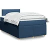 Image de Boxspring met matras stof blauw 120x200 cm3287422