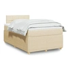 Image de Boxspring met matras stof cràmekleurig 120x200 cm3287428