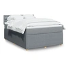 Image de Boxspring met matras stof lichtgrijs 140x190 cm3287465