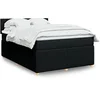 Image de Boxspring met matras stof zwart 140x200 cm3287474