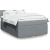 Image de Boxspring met matras stof lichtgrijs 140x200 cm3287479