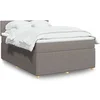 Image de Boxspring met matras stof taupe 140x200 cm3287483