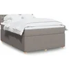 Image de Boxspring met matras stof taupe 140x200 cm3287497