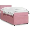Image de Boxspring met matras fluweel roze 80x200 cm3287595