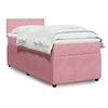 Image de Boxspring met matras fluweel roze 90x190 cm3287613