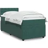 Image de Boxspring met matras fluweel donkergroen 90x190 cm3287617