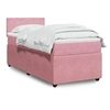 Image de Sommier à lattes de lit avec matelas Rose 90x200 cm Velours 3287637