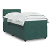 Image de Sommier à lattes de lit avec matelas Vert foncé 90x200 cm 3287641