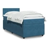 Image de Boxspring met matras fluweel blauw 90x200 cm3287654
