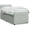 Image de Sommier à lattes de lit et matelas Gris clair 100x200cm Velours 3287668