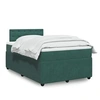 Image de Boxspring met matras fluweel donkergroen 120x190 cm3287701