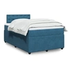 Image de Boxspring met matras fluweel blauw 120x200 cm3287726