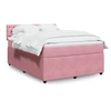 Image de Boxspring met matras fluweel roze 140x190 cm3287745