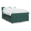Image de Boxspring met matras fluweel donkergroen 140x200 cm3287761