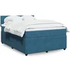 Image de Boxspring met matras fluweel blauw 140x200 cm3287762