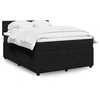Image de Boxspring met matras fluweel zwart 140x200 cm3287766