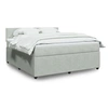 Image de Sommier à lattes de lit et matelas Gris clair 180x200cm Velours 3287800