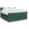 Image de Boxspring met matras fluweel donkergroen 180x200 cm3287803