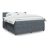 Image de Boxspring met matras fluweel donkergrijs 180x200 cm3287807
