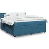 Image de Boxspring met matras fluweel blauw 180x200 cm3287822