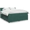 Image de Boxspring met matras fluweel donkergroen 200x200 cm3287827