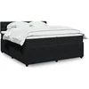 Image de Boxspring met matras fluweel zwart 200x200 cm3287838