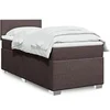 Image de Boxspring met matras stof donkerbruin 80x200 cm3288011