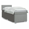 Image de Boxspring met matras stof lichtgrijs 90x190 cm3288036