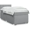 Image de Boxspring met matras stof lichtgrijs 90x190 cm3288043