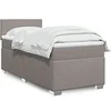 Image de Boxspring met matras stof taupe 90x200 cm3288068