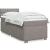Image de Boxspring met matras stof taupe 90x200 cm3288082