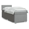 Image de Boxspring met matras stof lichtgrijs 100x200 cm3288092
