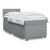 Image de Boxspring met matras stof lichtgrijs 100x200 cm3288113
