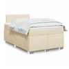 Image de Boxspring met matras stof cràmekleurig 120x200 cm3288153