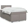 Image de Boxspring met matras stof taupe 120x200 cm3288173