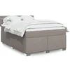 Image de Boxspring met matras stof taupe 140x190 cm3288194